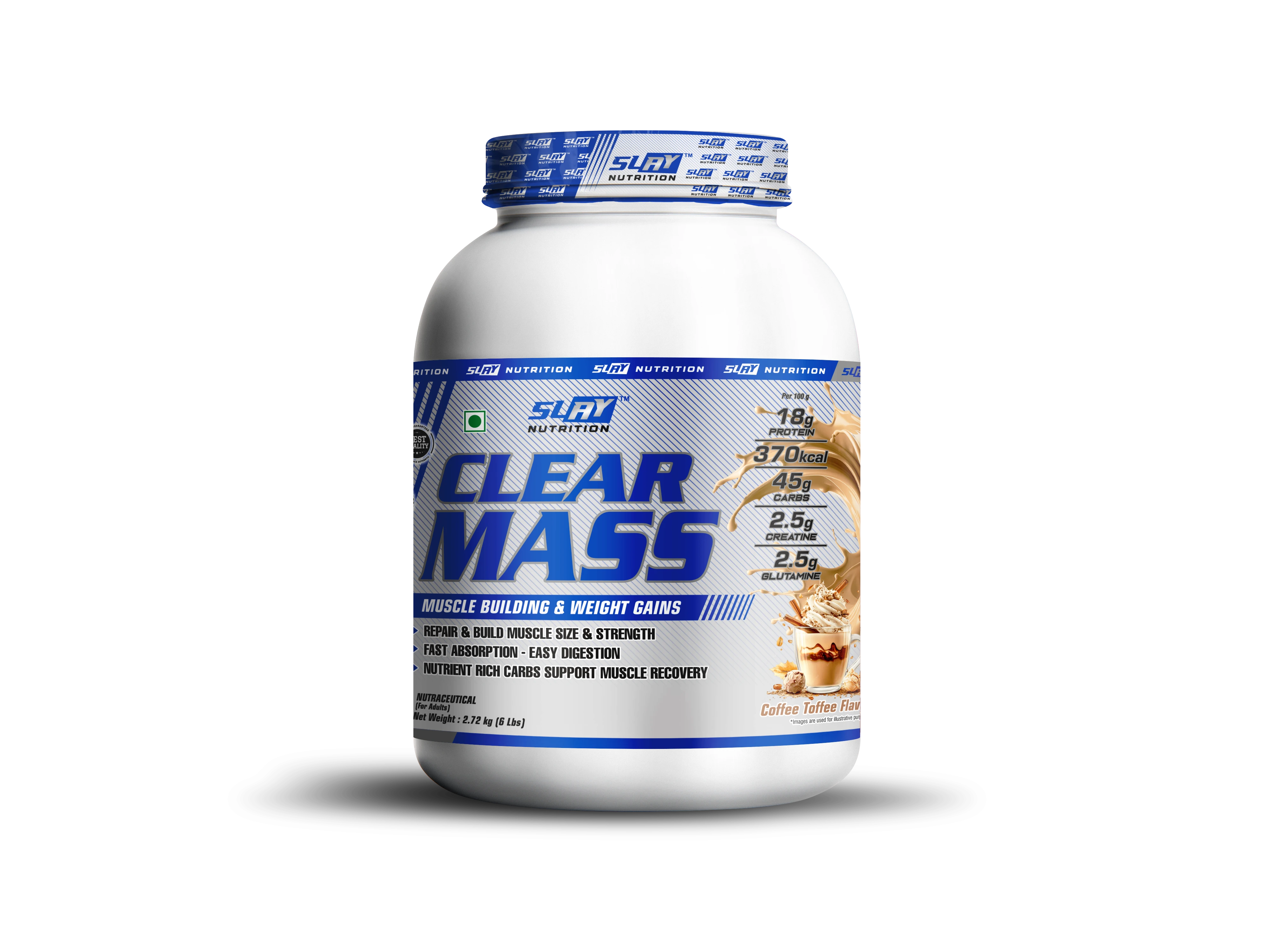 Mass Gainer 2.72 Kg Coffee Toffee