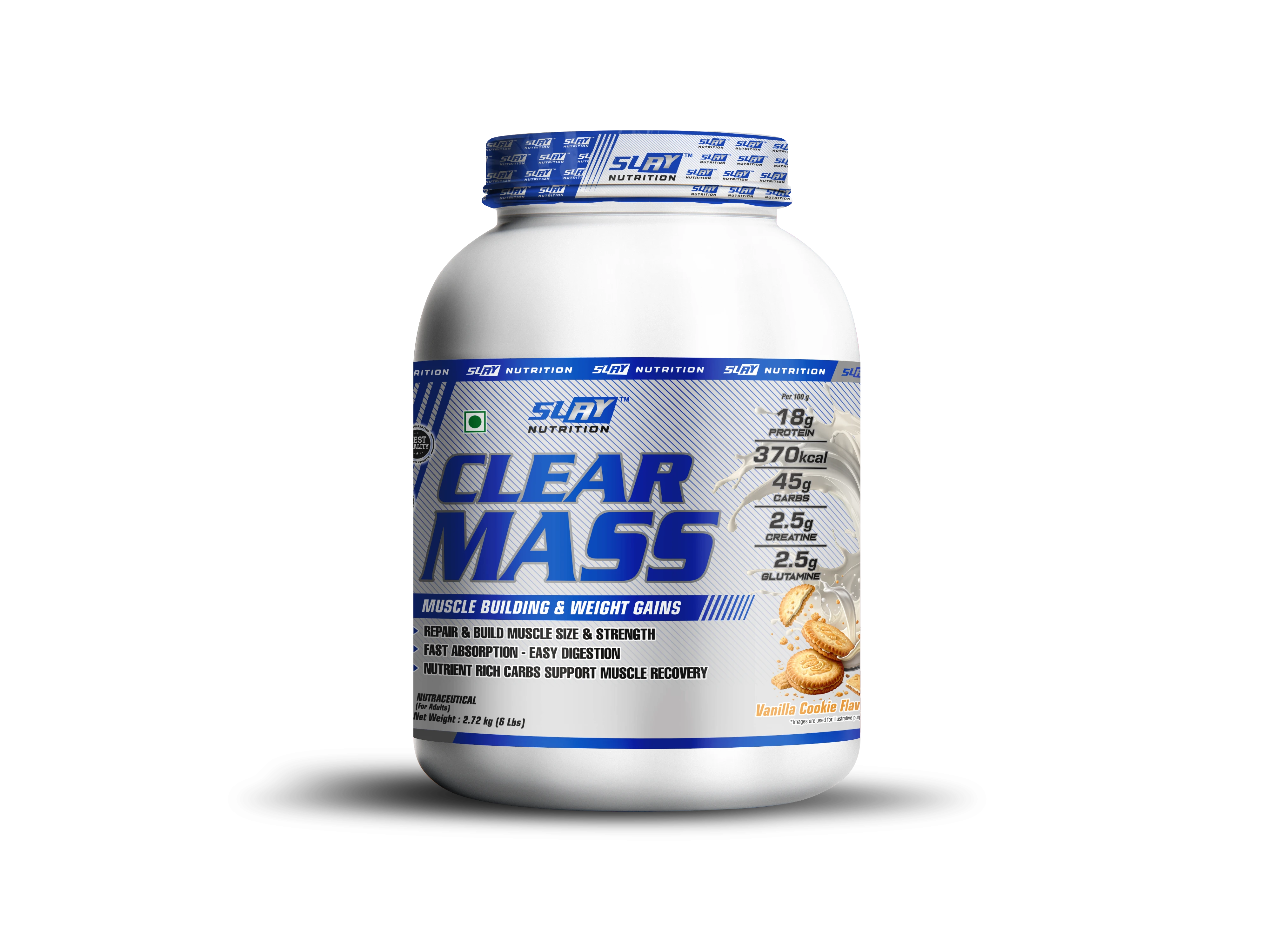 Mass Gainer 2.72 Kg Vanilla